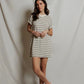 Nella Terry Short Sleeve Dress-Dresses-Uniquities