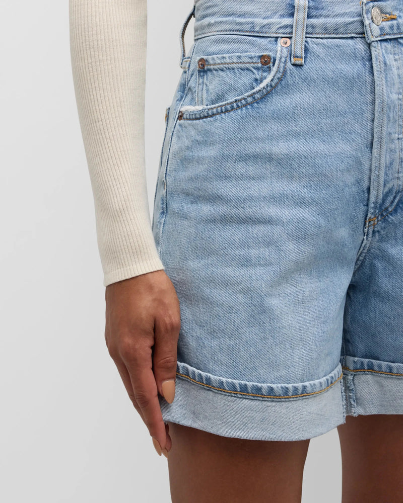 Dame Short in Tension-Denim-Uniquities