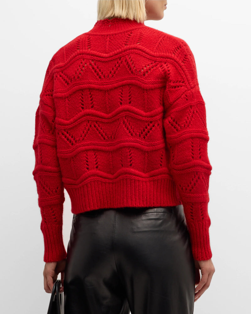 Chunky Wavy Pointelle-Sweaters-Uniquities