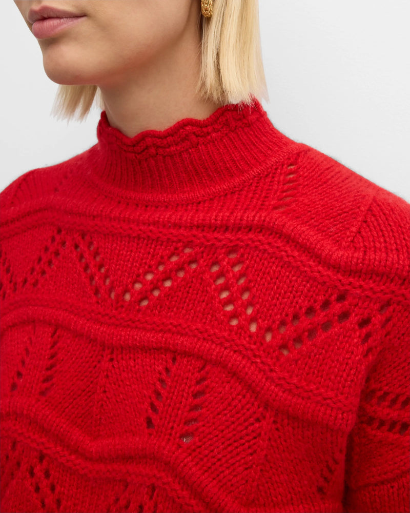 Chunky Wavy Pointelle-Sweaters-Uniquities
