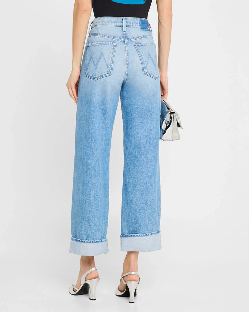 The Dodger Button Hover Cuff Jeans-Denim-Uniquities
