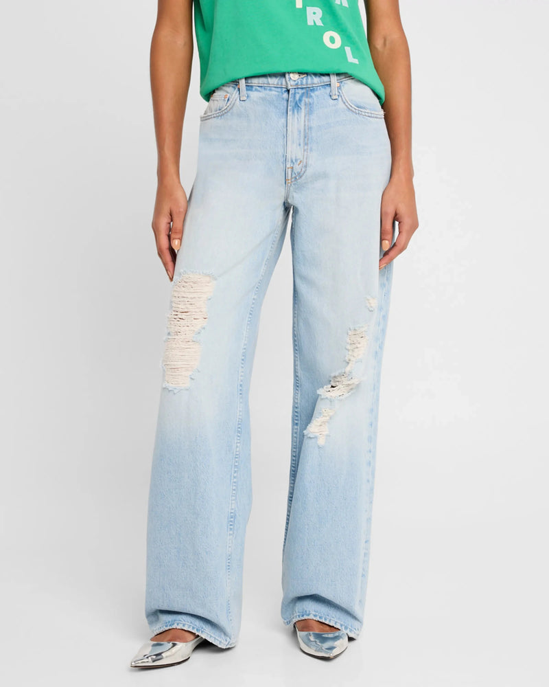 The Spinner Zip Sneak Jeans in Pedal Faster-Denim-Uniquities