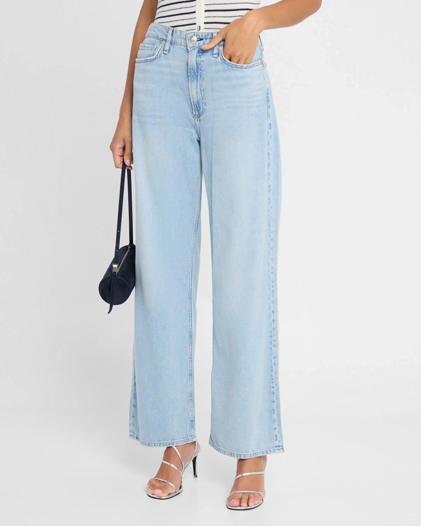 Featherweight Logan Mid-Rise Jeans-Denim-Uniquities