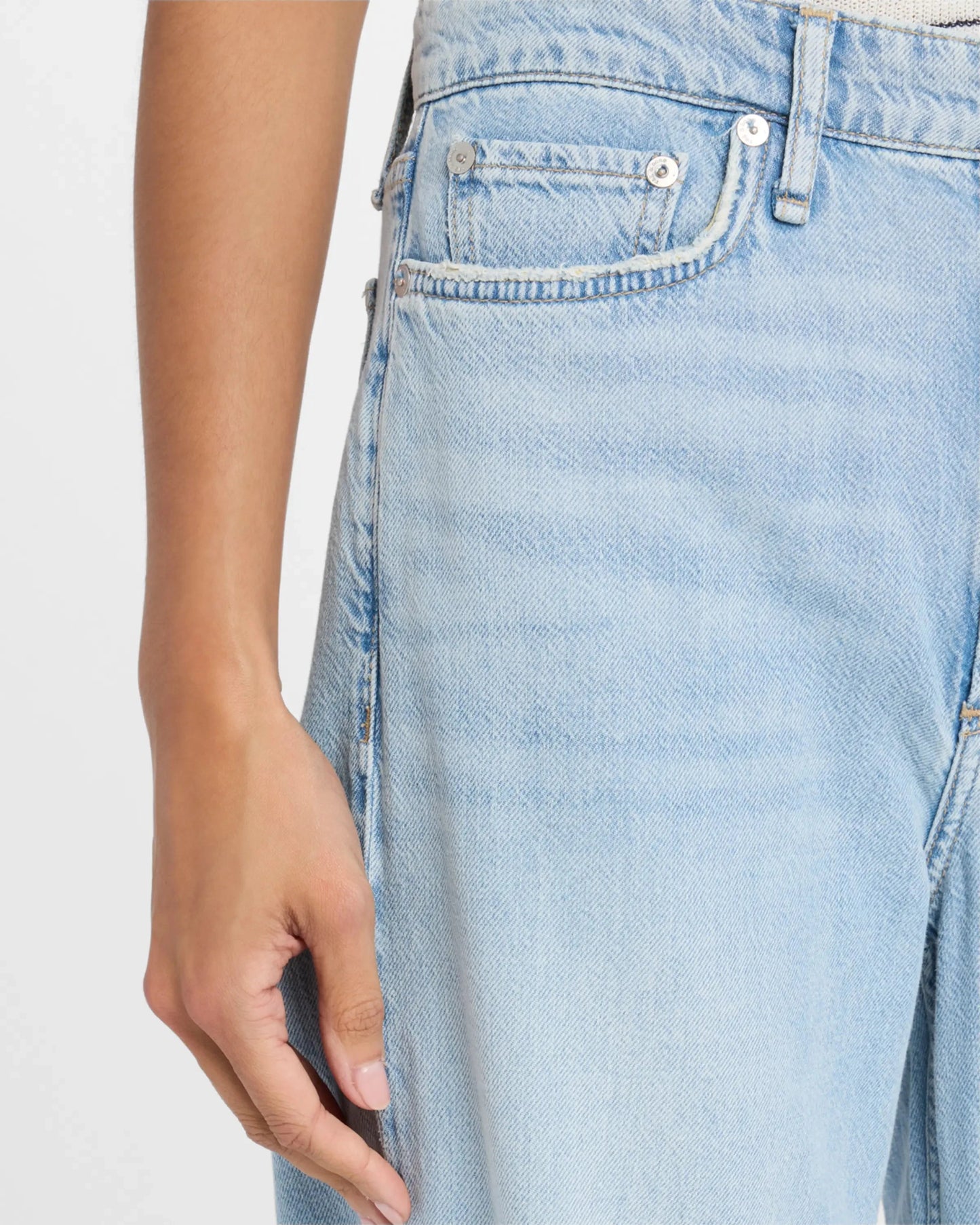 Featherweight Logan Mid-Rise Jeans-Denim-Uniquities