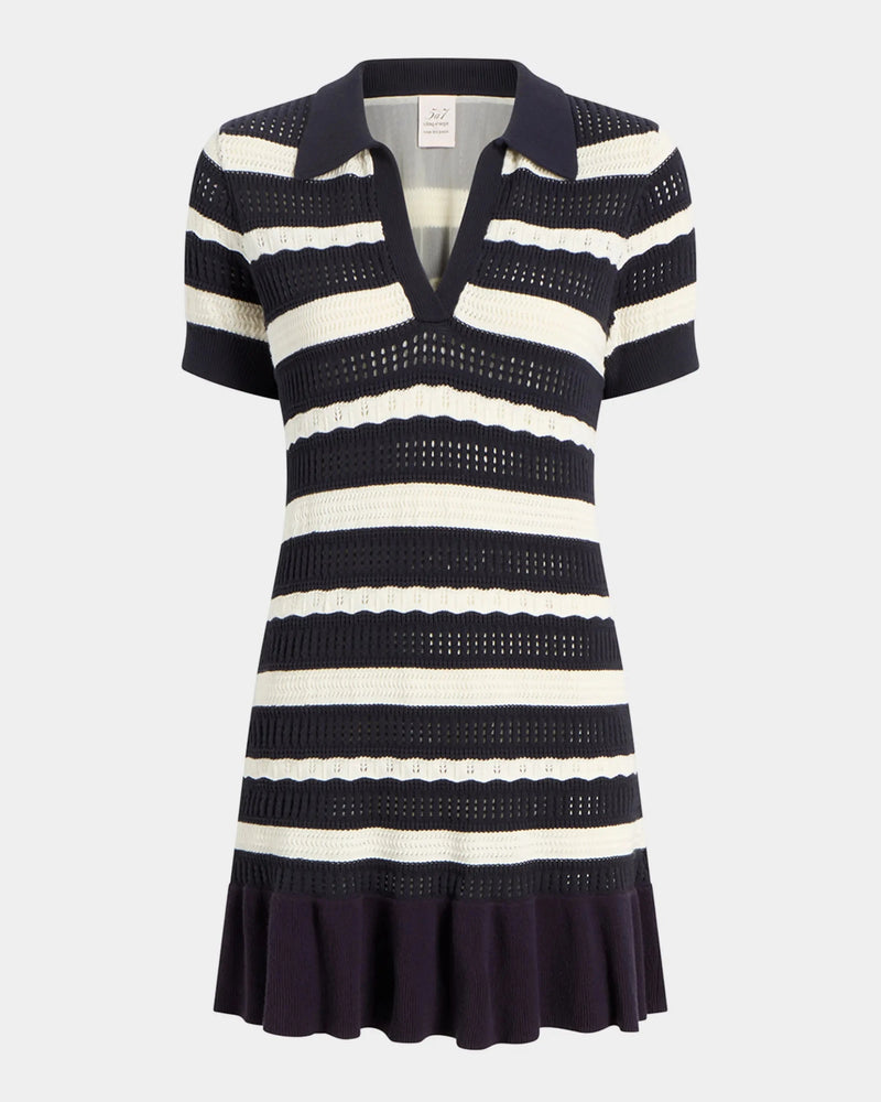 Clementine Knit Polo Dress-Dresses-Uniquities