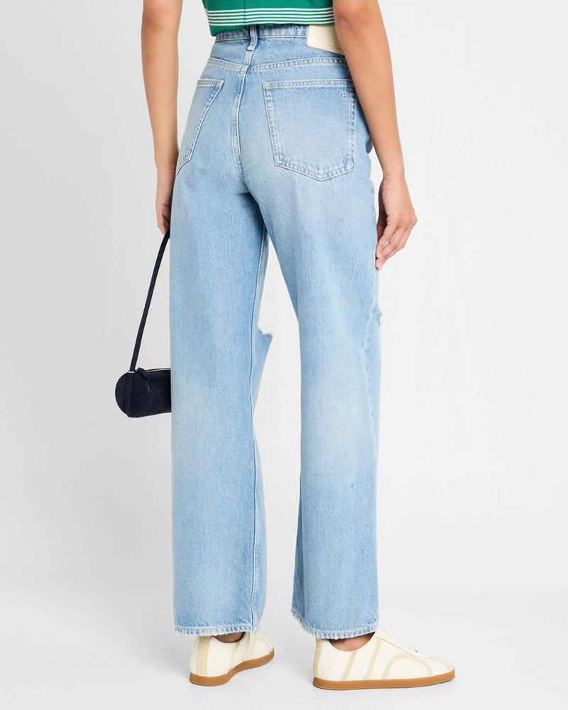 Logan Mid-Rise Wide Leg Jeans-Denim-Uniquities