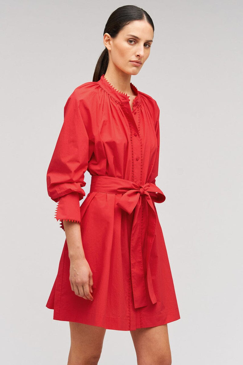 Lace Detail Smock Dress-Dresses-Uniquities