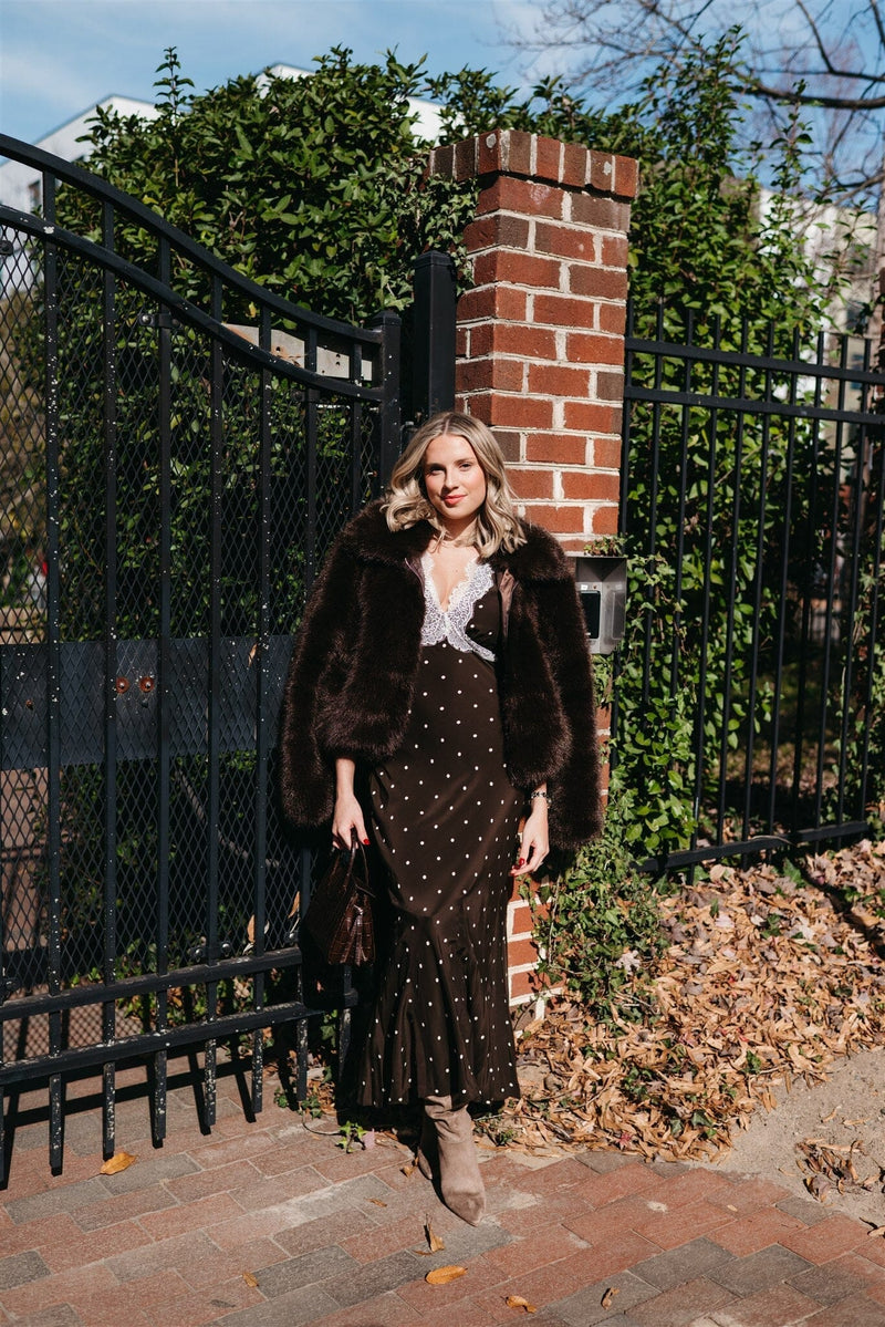 Faux Fur Zip Jacket-Jackets-Uniquities