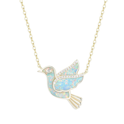 Dove Bird Necklace-Jewelry-Uniquities