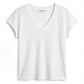 Pearl V Neck Tee-Tops/Blouses-Uniquities