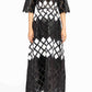 Lattice Midi Dress-Dresses-Uniquities