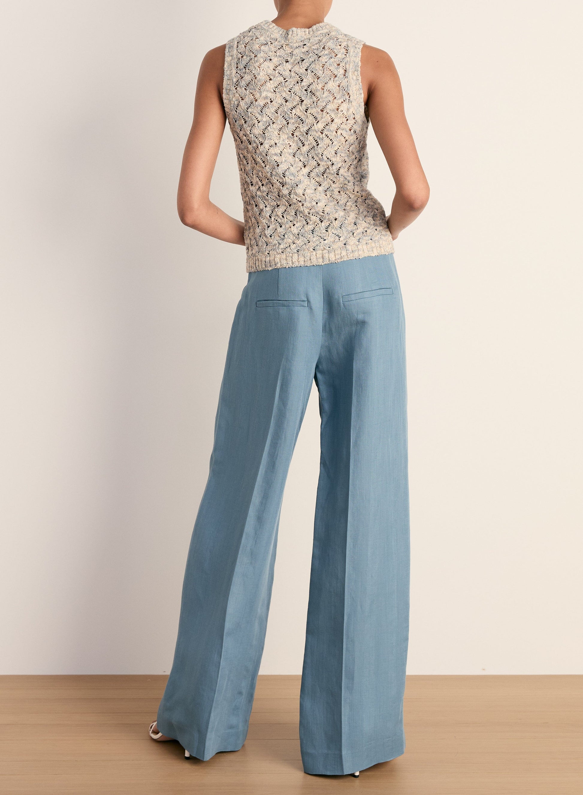 Cropped Jerrel Knit Tank Tops/Blouses Veronica Beard 