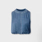 Miramar Satin Mica Bubble Top-Tops/Blouses-Uniquities