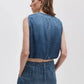 Miramar Satin Mica Bubble Top-Tops/Blouses-Uniquities