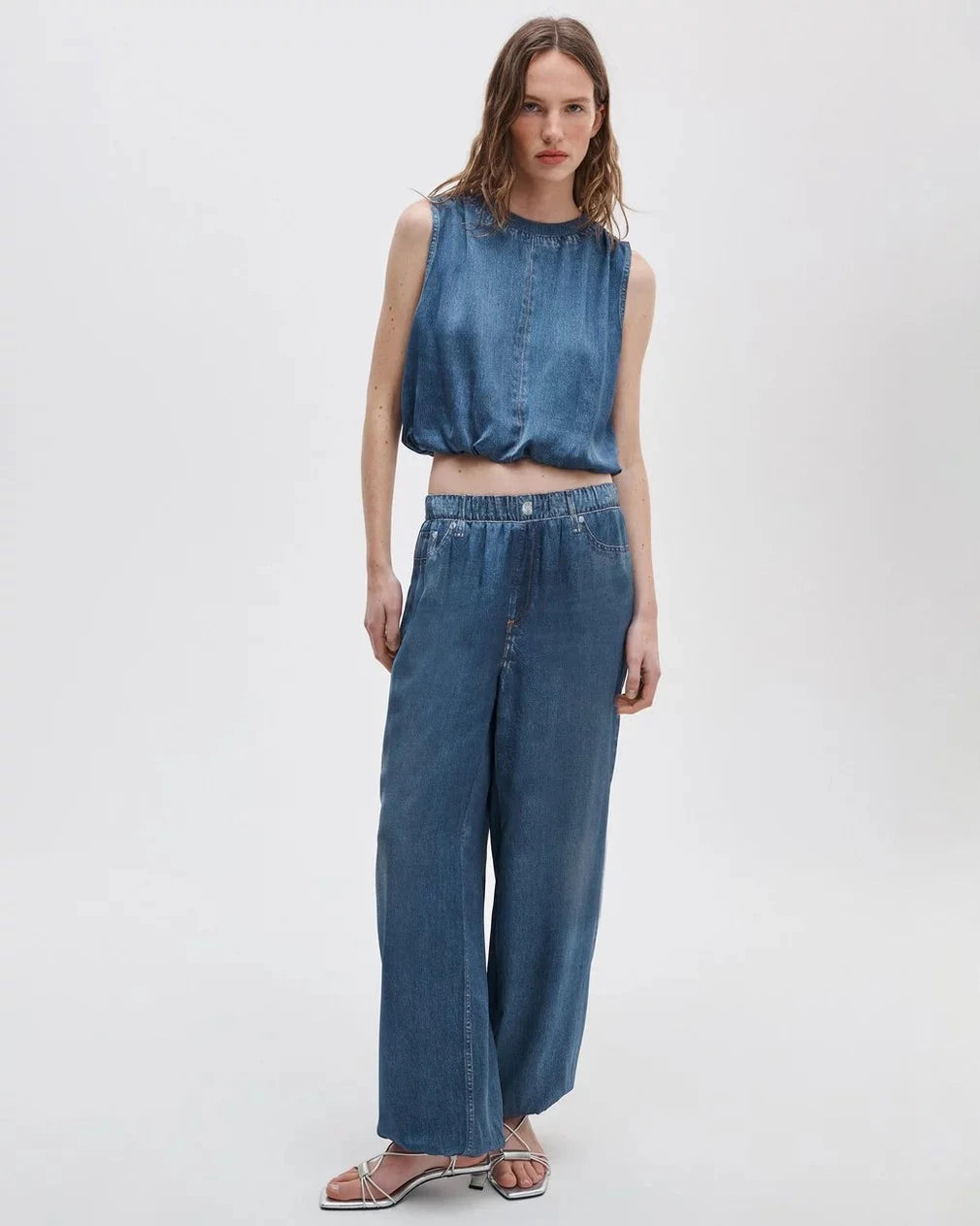Miramar Satin Bubble Pant-Bottoms-Uniquities