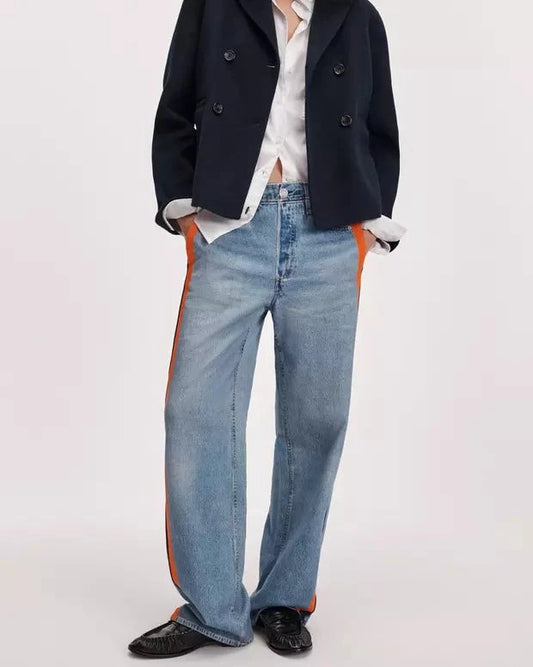 Miramar Terry Track Pant-Denim-Uniquities