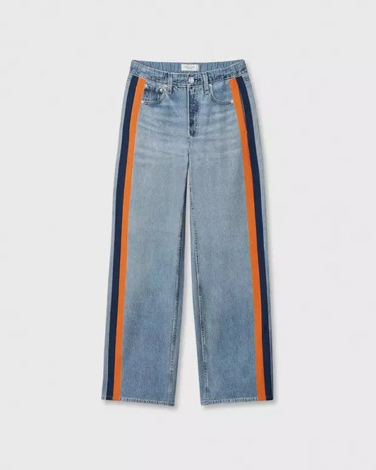 Miramar Terry Track Pant-Denim-Uniquities