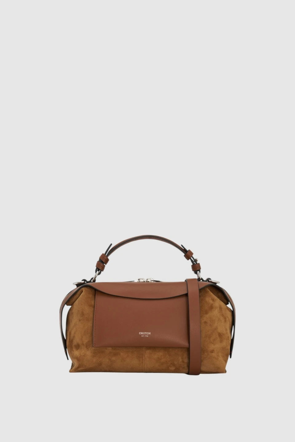 Mica Mini Suede Bowler Bag
