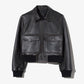 Redley Leather Bomber Jacket-Jackets-Uniquities