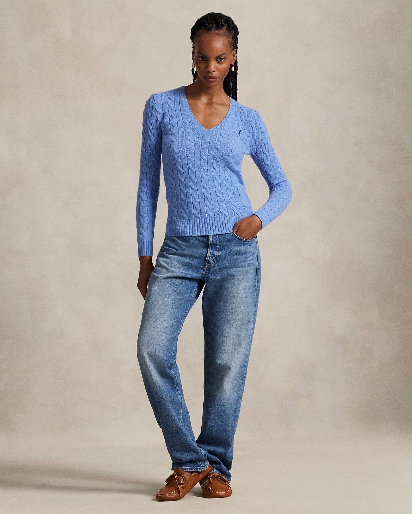 Kimberly V-Neck Pullover-Sweaters-Uniquities
