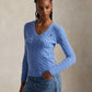 Kimberly V-Neck Pullover-Sweaters-Uniquities
