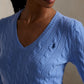 Kimberly V-Neck Pullover-Sweaters-Uniquities