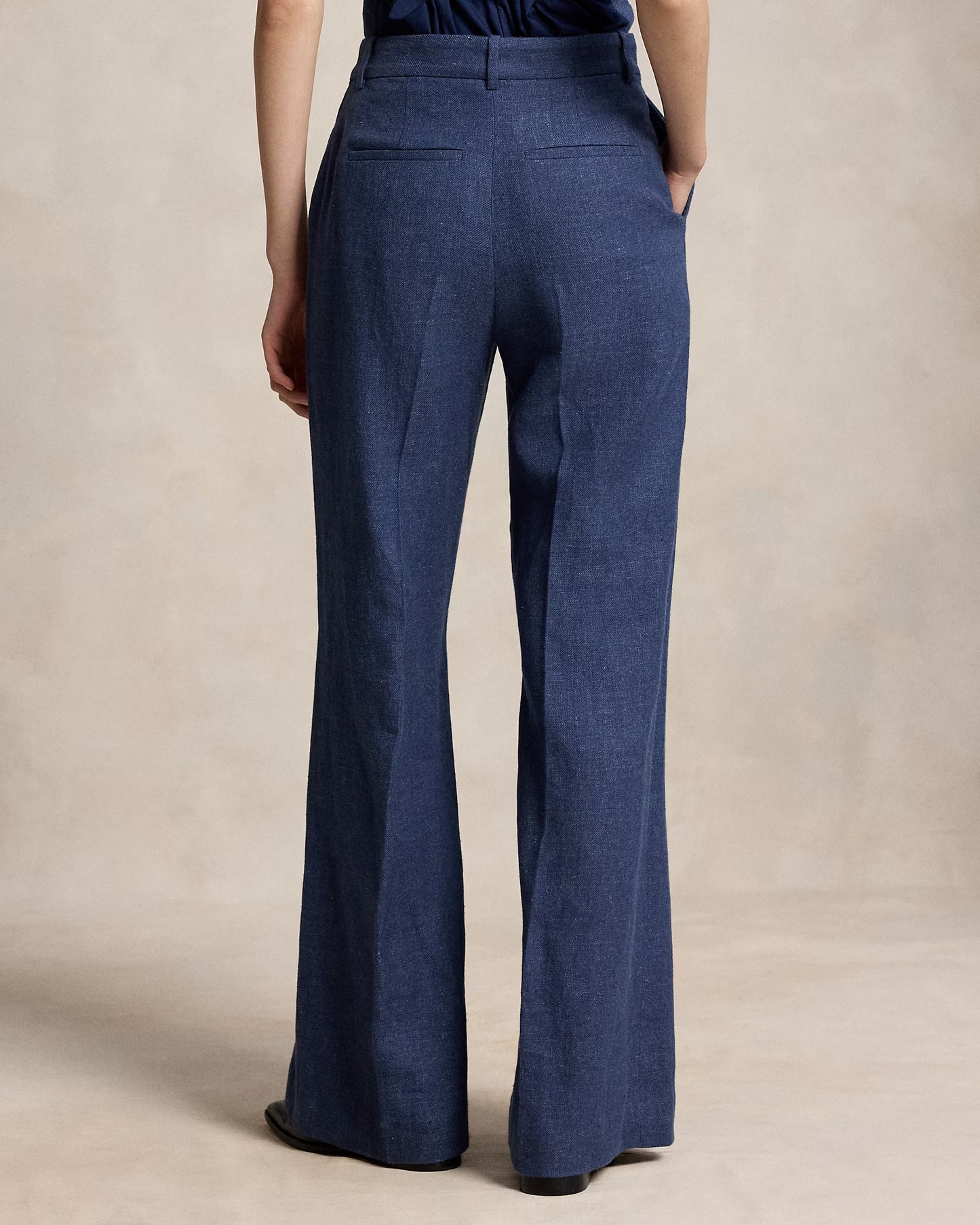 Cotton Twill Flare Pant-Bottoms-Uniquities