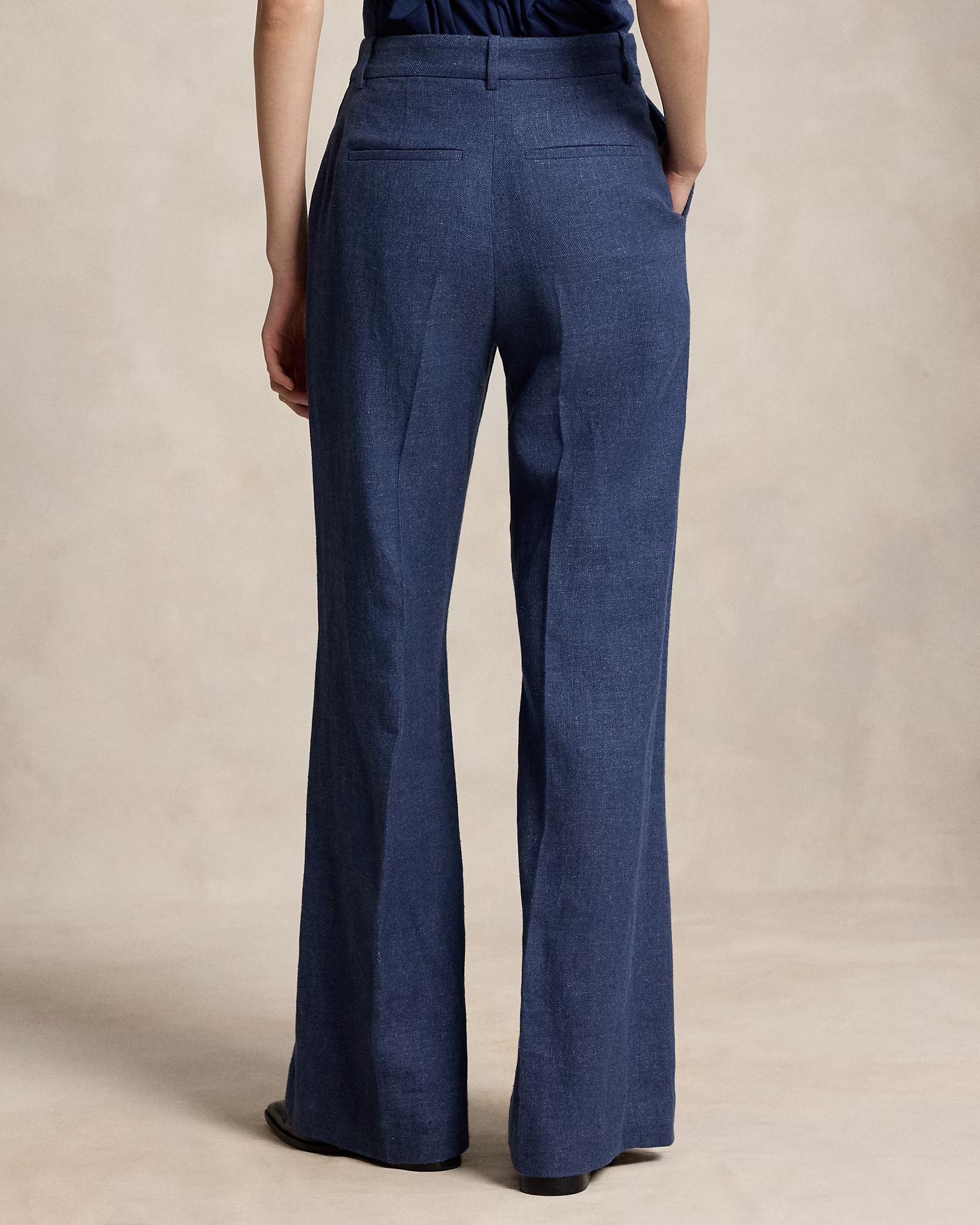 Cotton Twill Flare Pant-Bottoms-Uniquities
