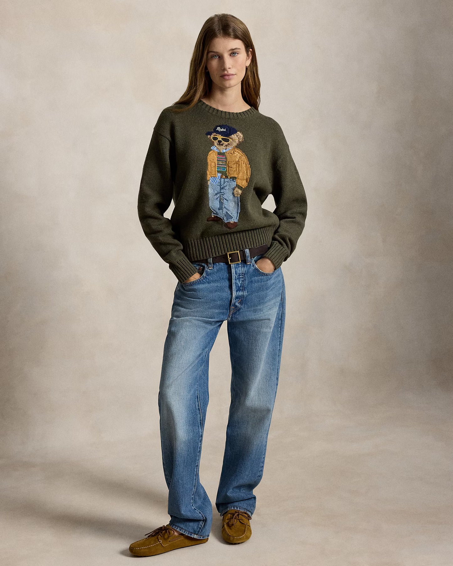 Bear Crewneck Pullover-Sweaters-Uniquities