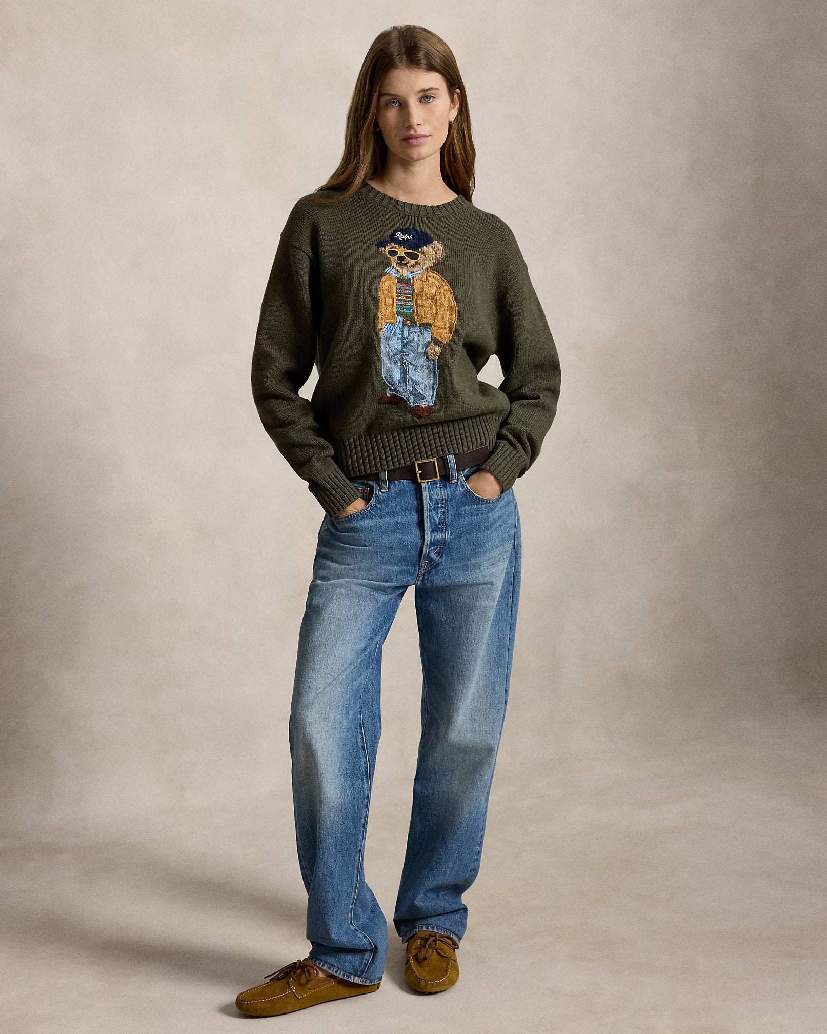 Bear Crewneck Pullover-Sweaters-Uniquities