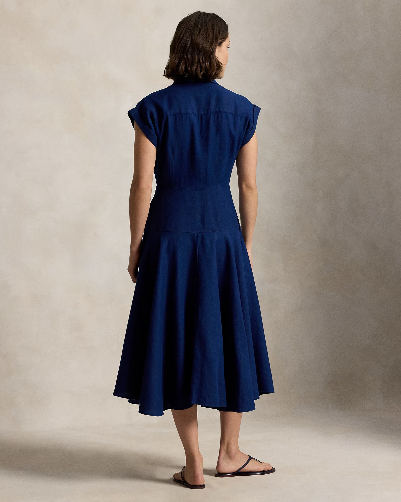 dark blue silk dress long Dark Blue Crystal Slip Dress – Studio Alashanghai Silk main image 0