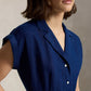 Linen Woven Collared Dress-Dresses-Uniquities