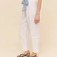 Seam Pant W/ Printed Sash-Bottoms-Uniquities