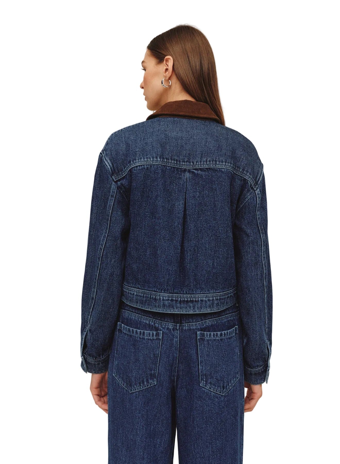 Crop Zip Up Barn Jacket-Jackets-Uniquities
