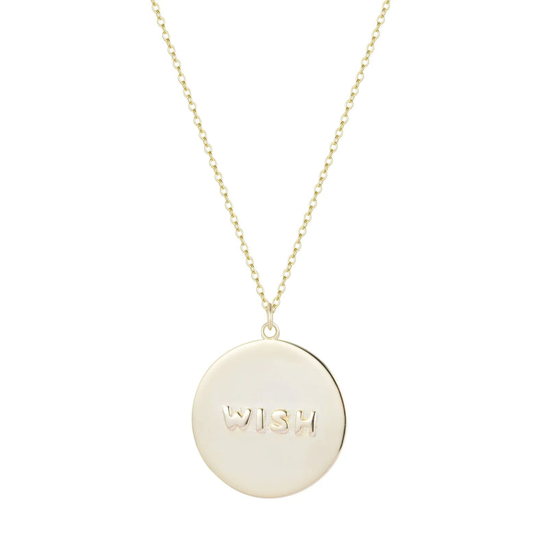 Shooting Star Wish Medallion Necklace-Jewelry-Uniquities
