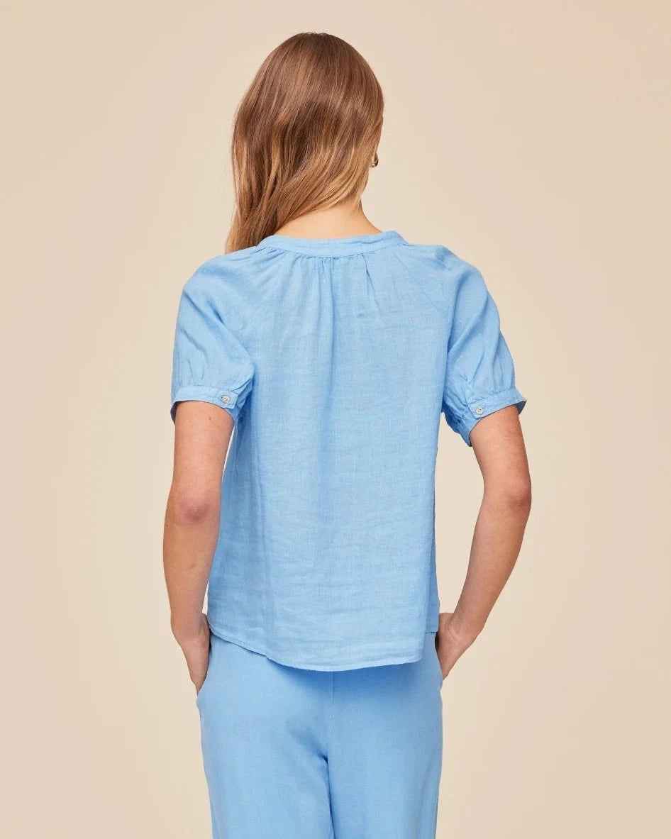 Short Sleeve Raglan Shirt-Tops/Blouses-Uniquities