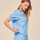 Short Sleeve Raglan Shirt-Tops/Blouses-Uniquities