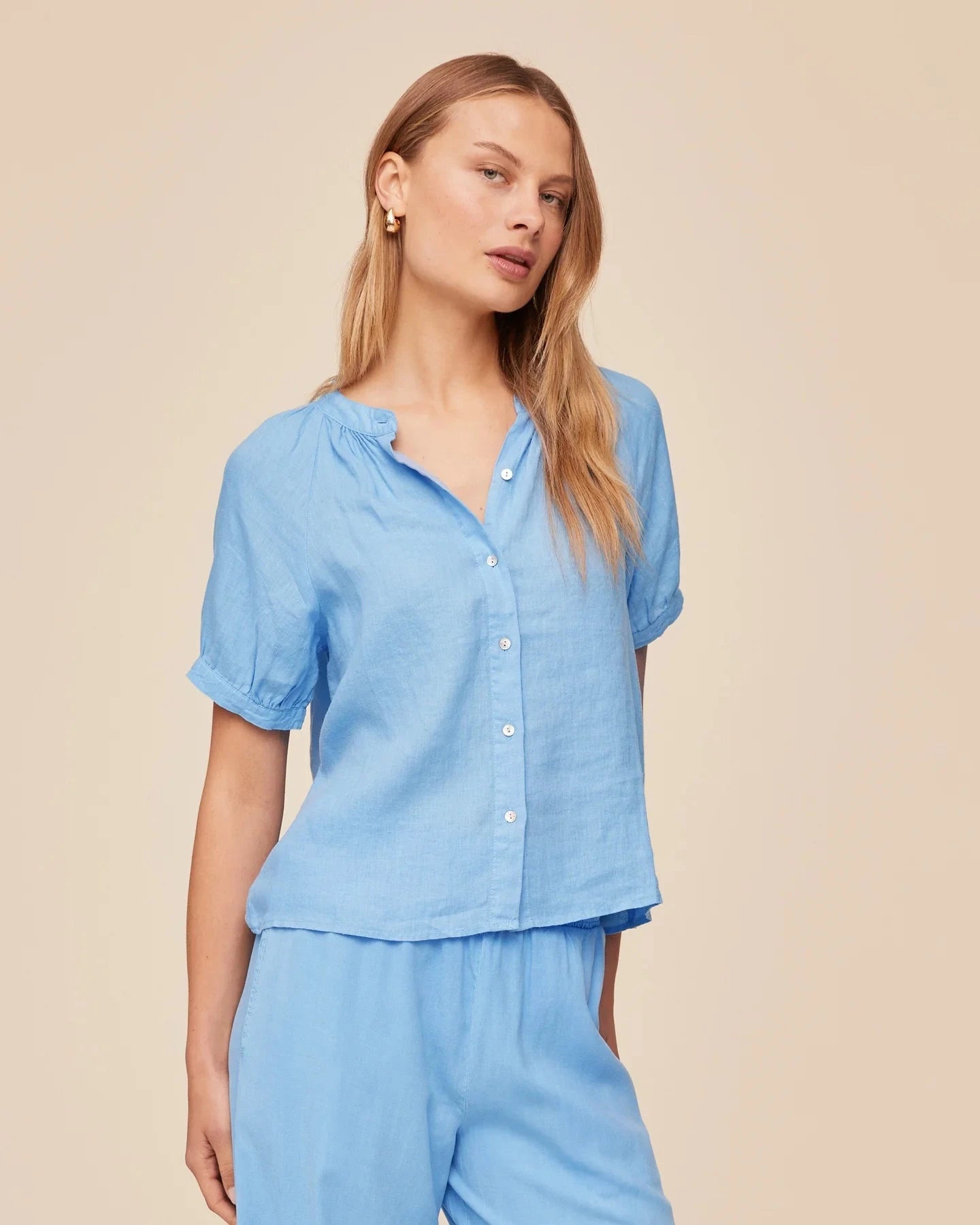 Short Sleeve Raglan Shirt-Tops/Blouses-Uniquities
