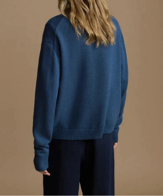 Simone V-neck Sweater-Sweaters-Uniquities