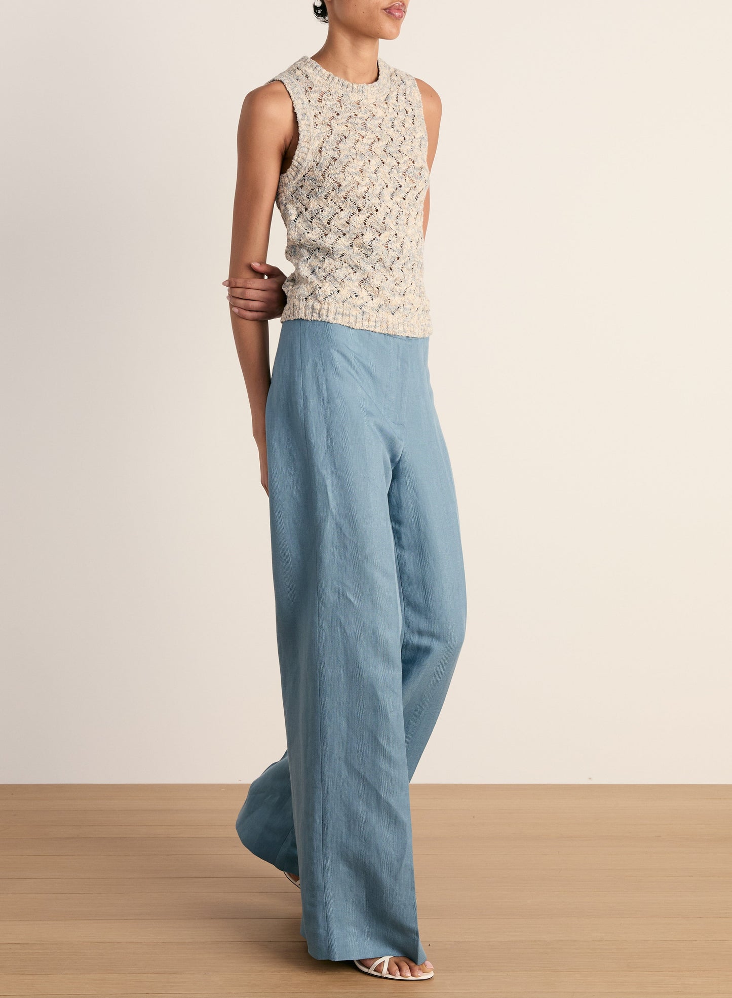 Cropped Jerrel Knit Tank Tops/Blouses Veronica Beard 