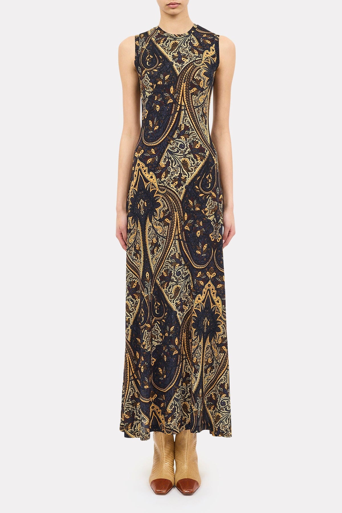 Orla Sleeveless Jersey Dress-Dresses-Uniquities