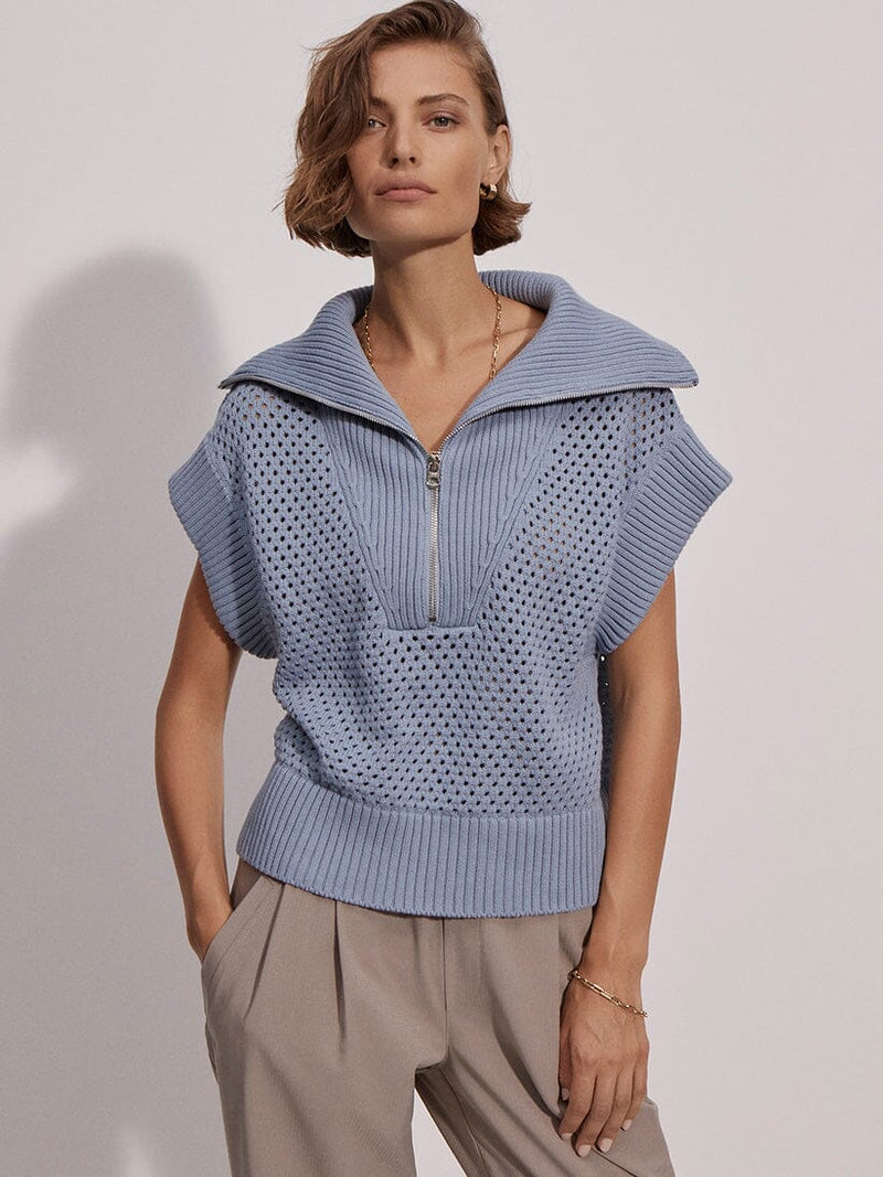 Mila Half Zip Knit-Jackets-Uniquities