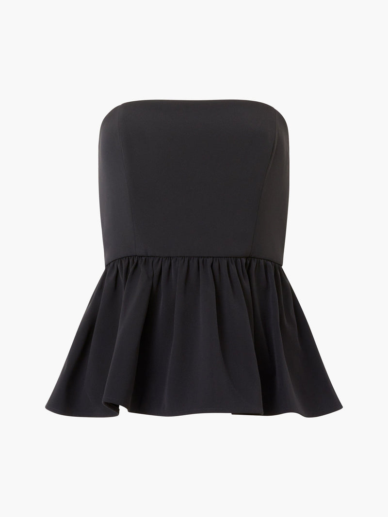 Harry Suiting Strapless Peplum Top-Tops/Blouses-Uniquities