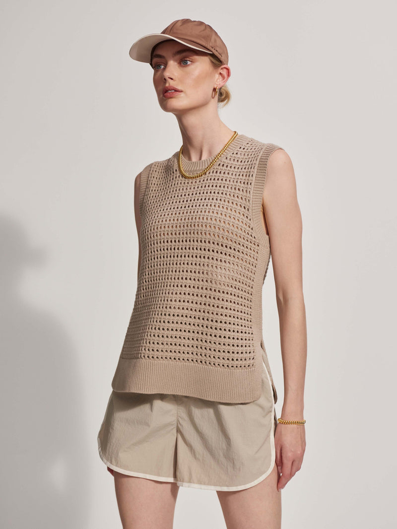 Darlin Longline Knit Tank-Sweaters-Uniquities