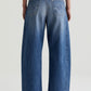 Hattie Barrel Leg Crop Jeans-Denim-Uniquities