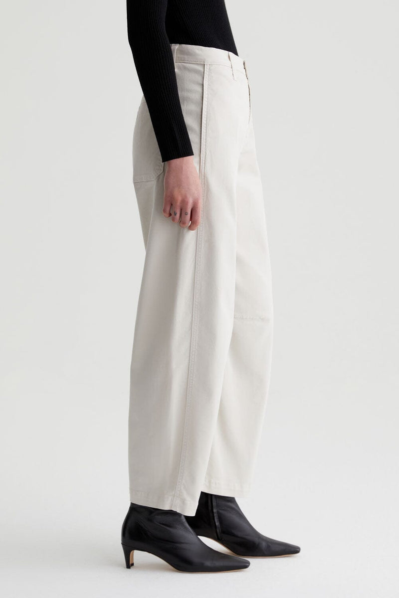 Fiona High-Rise Barrel Pants-Denim-Uniquities