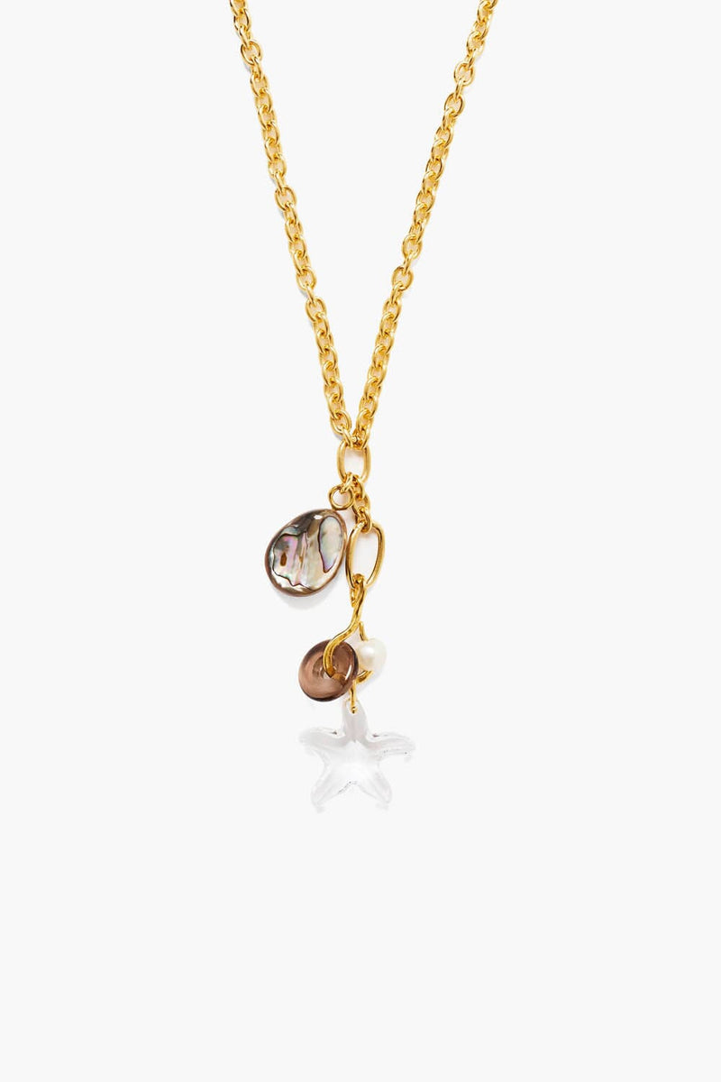 Abalone Charm Necklace-Jewelry-Uniquities