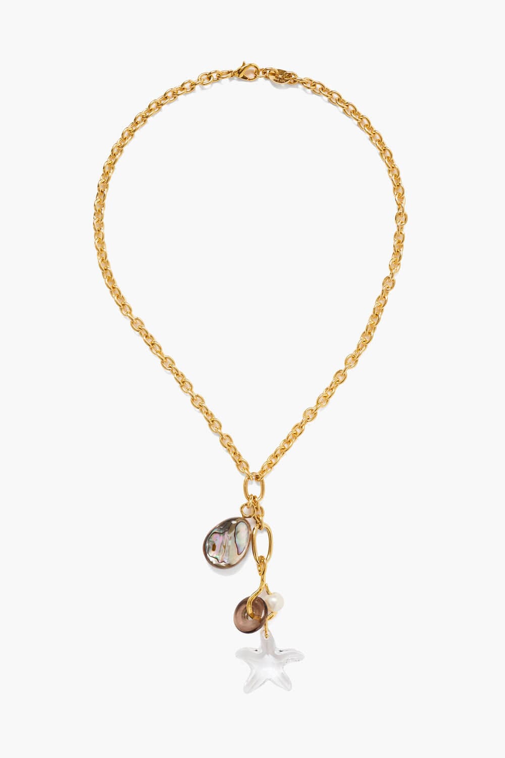 Abalone Charm Necklace-Jewelry-Uniquities