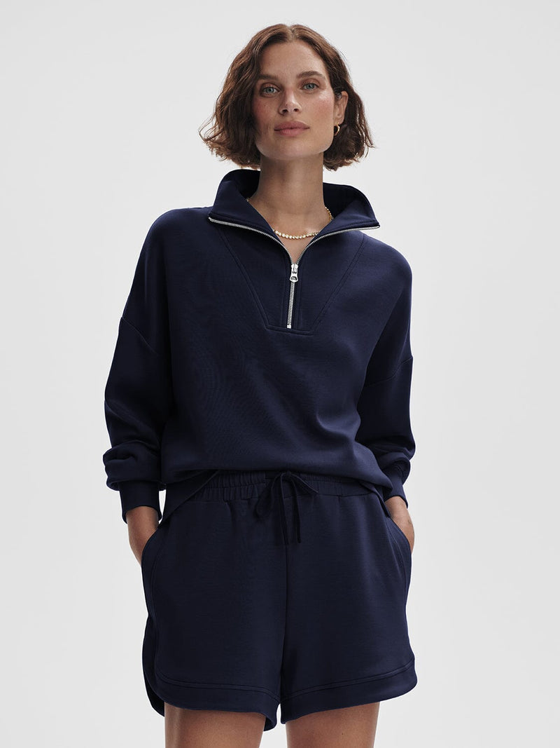 Hawley Half Zip Sweat-Sweaters-Uniquities