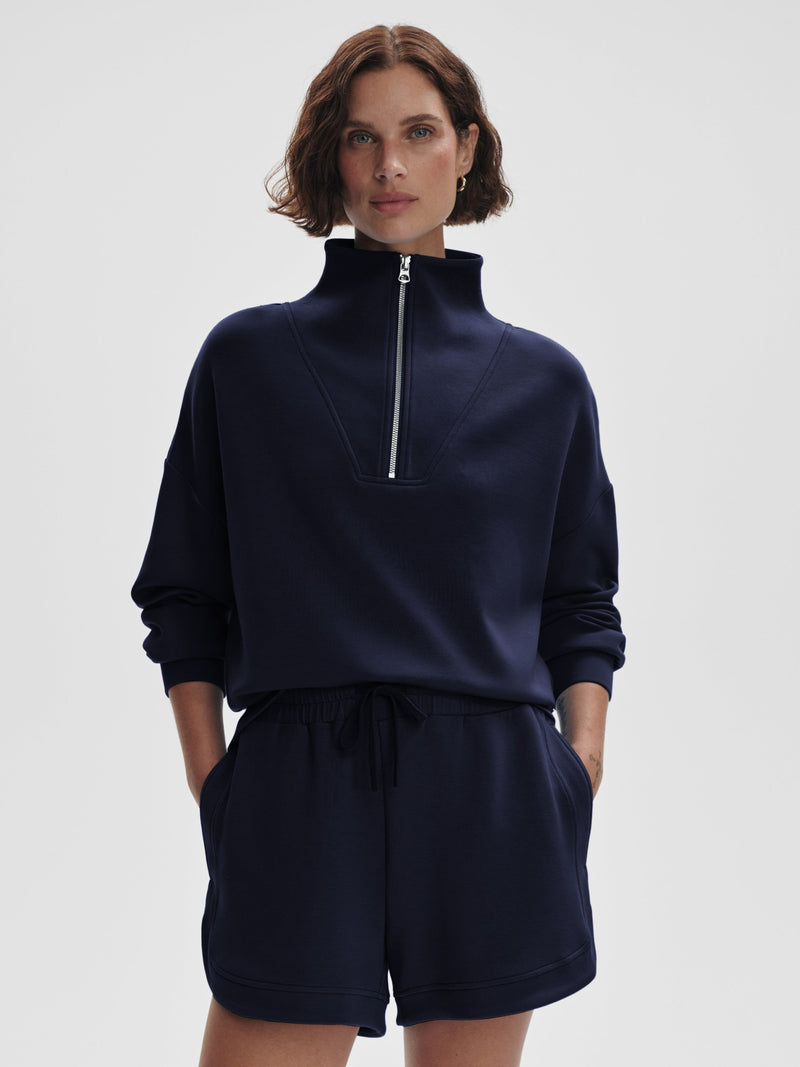 Hawley Half Zip Sweat-Sweaters-Uniquities